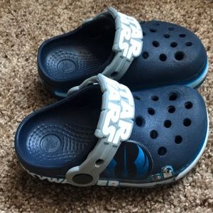 STAR WARS SKYWALKER CROCS - size 7